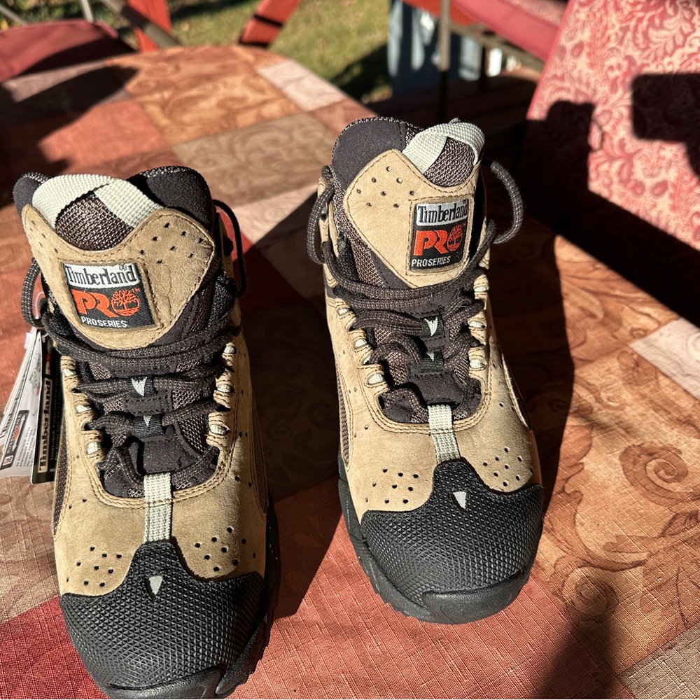 Timberland PRO Brown and Black Boots